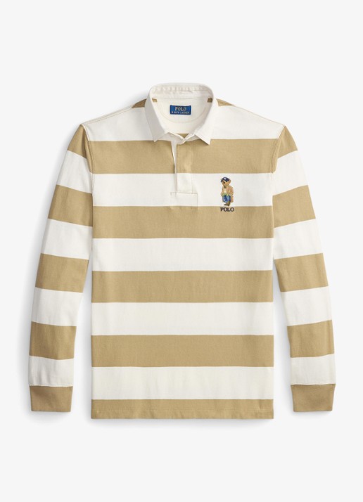 Ralph Lauren Regular fit polo met logoborduring - voorkant 4 camel