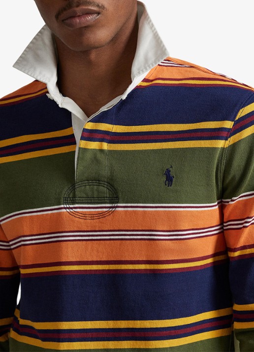 Ralph Lauren Regular fit polo met streepprint - detail 5 supply olive multi-3fjr