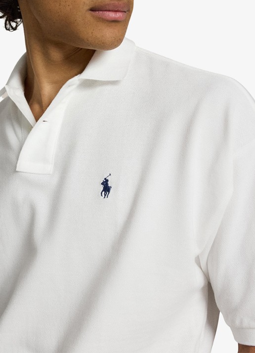 Ralph Lauren Relaxed fit polo met logo - detail 5 white / wit