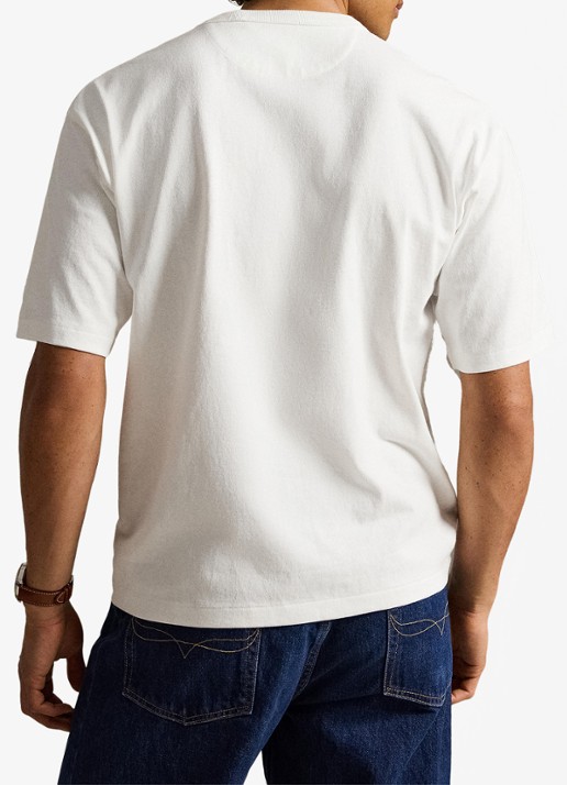Ralph Lauren Relaxed fit T-shirt met ronde hals - achterkant 3 wit