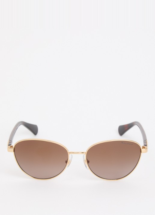Ralph Lauren Retro zonnebril gepolariseerd RA4150 - detail 2 goud