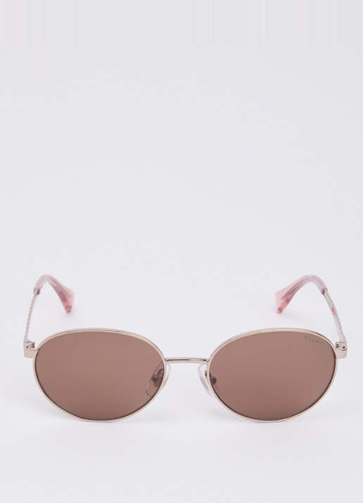 Ralph Lauren Retro zonnebril RA4148 - detail zilver