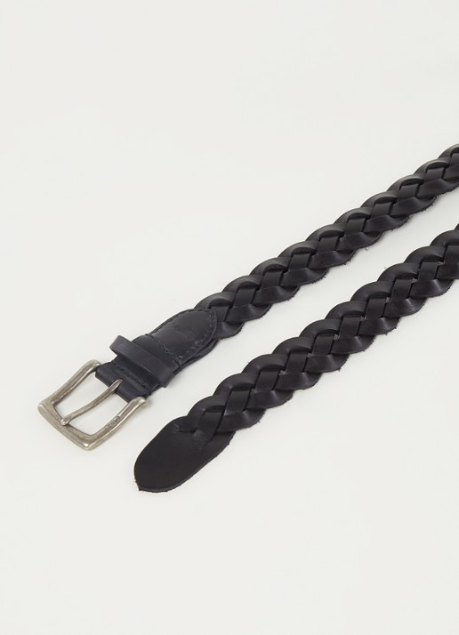 Ralph Lauren Riem van leer - detail 2 black