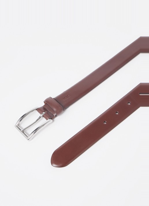 Ralph Lauren Riem van leer - detail brown