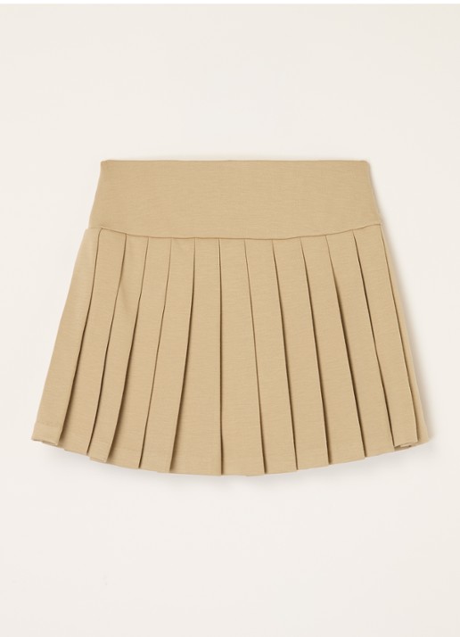 Ralph Lauren Rok met logoborduring - achterkant 3 beige