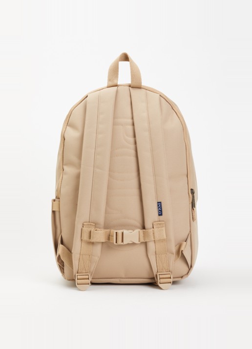Ralph Lauren Rugzak met logoborduring - achterkant 3 camel