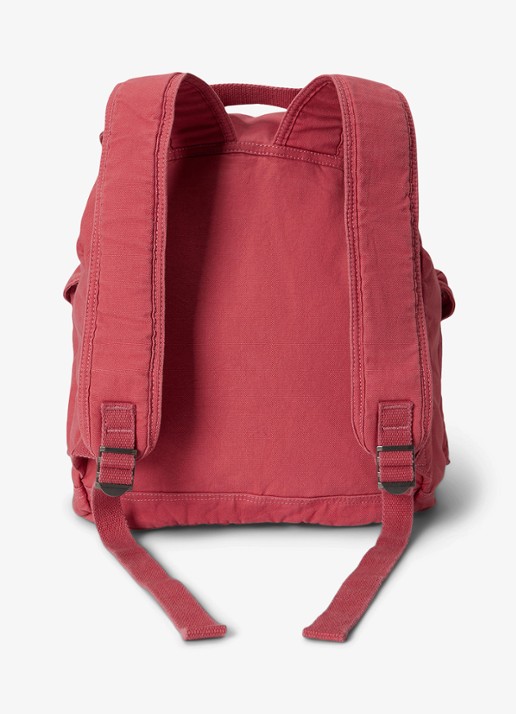 Ralph Lauren Rugzak van canvas - achterkant 2 adirondack berry-2ygy