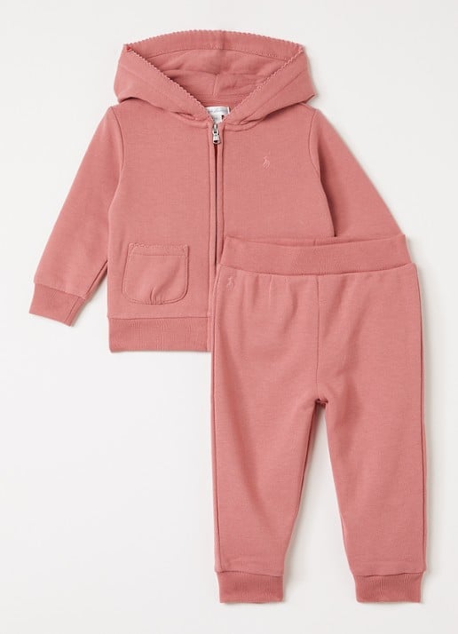 Ralph Lauren Set van sweatvest met joggingbroek 2-delig