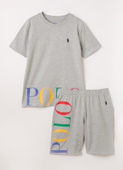 Ralph Lauren Set van T-shirt met korte broek 2-delig