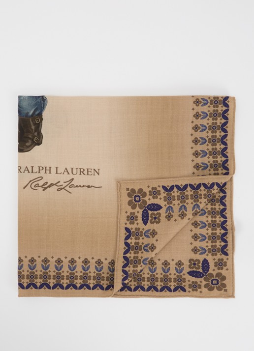 Ralph Lauren Sjaal van wol met bloemenprint