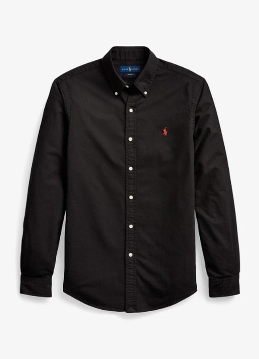 Ralph Lauren Slim fit button down-overhemd van katoen