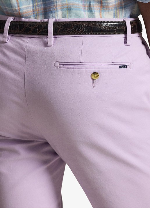 Ralph Lauren Slim fit chino met steekzakken - detail 5 spring iris / paars