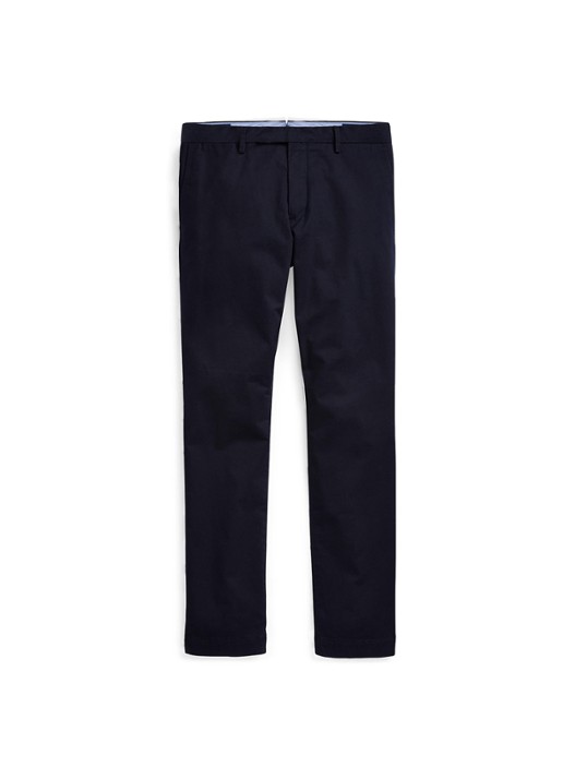 Ralph Lauren Slim fit chino met stretch - voorkant 2 aviator navy