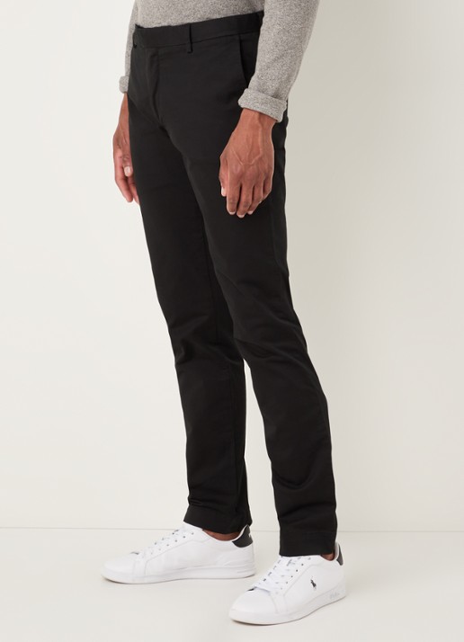Ralph Lauren Slim fit chino met stretch - detail 4 polo black