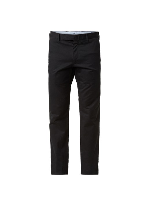 Ralph Lauren Slim fit chino met stretch - voorkant 9 polo black