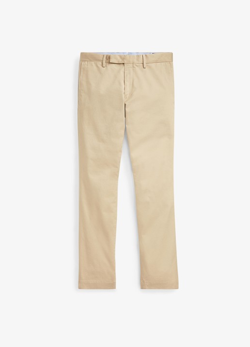 Ralph Lauren Slim fit chino met stretch - voorkant 2 classic khaki