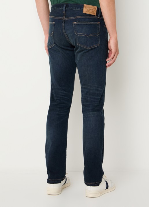 Ralph Lauren Slim fit jeans met donkere wassing  - achterkant 10 murphy stretch / indigo