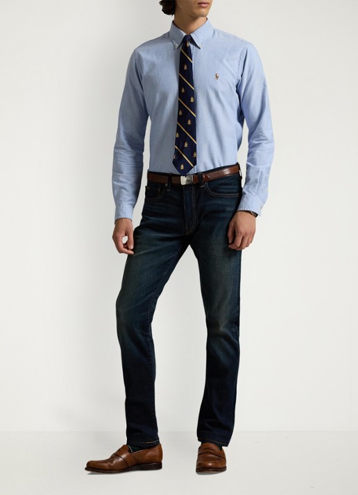 Ralph Lauren Slim fit jeans met donkere wassing - voorkant 2 murphy stretch / indigo