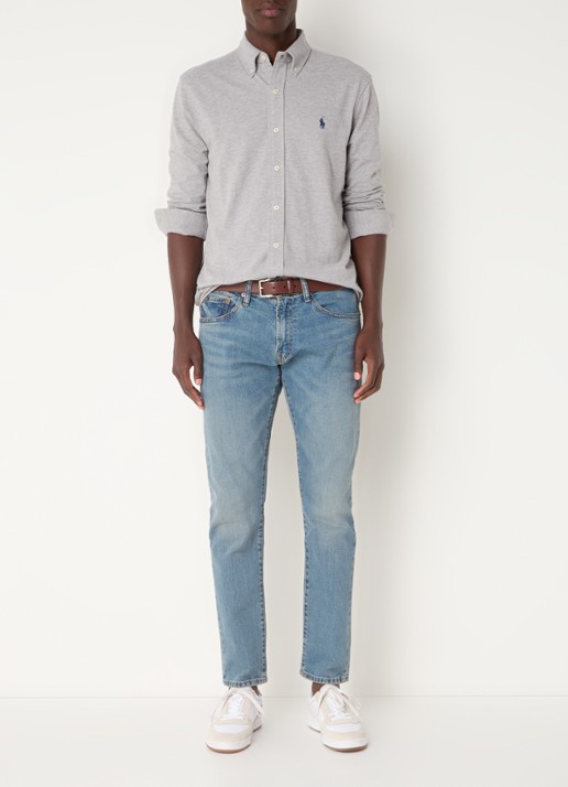 Ralph Lauren Slim fit jeans met medium wassing - voorkant 2 dixon stretch