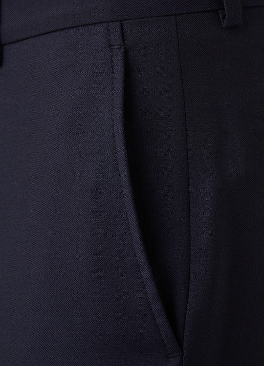 Ralph Lauren Slim fit pantalon met persplooi - detail 3 classic navy