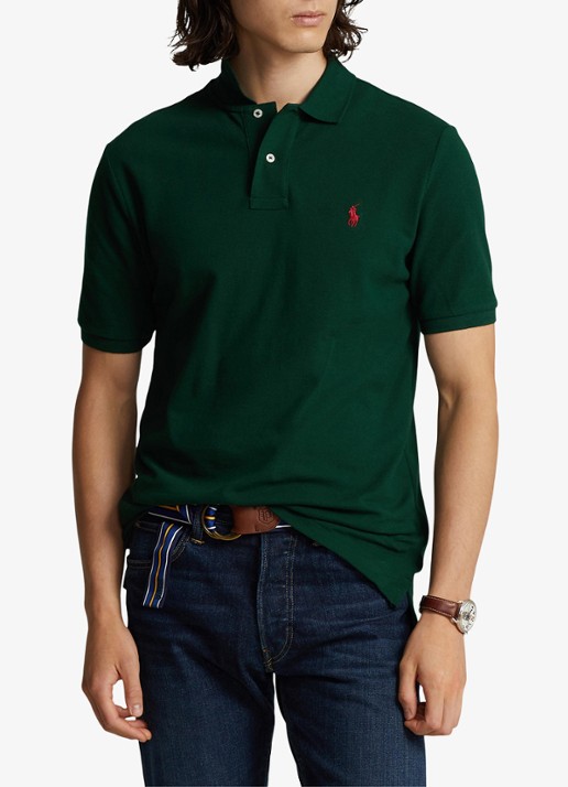 Ralph Lauren Slim fit polo van piqué katoen