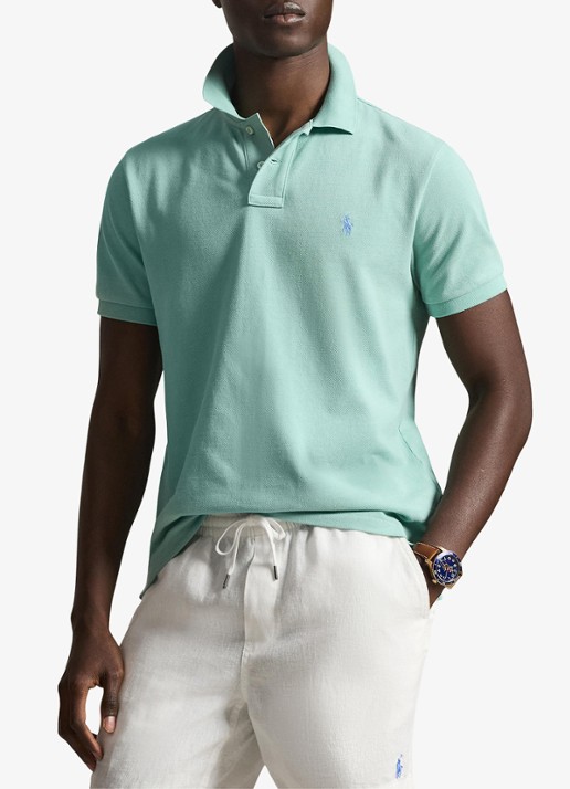 Ralph Lauren Slim fit polo van piqué katoen