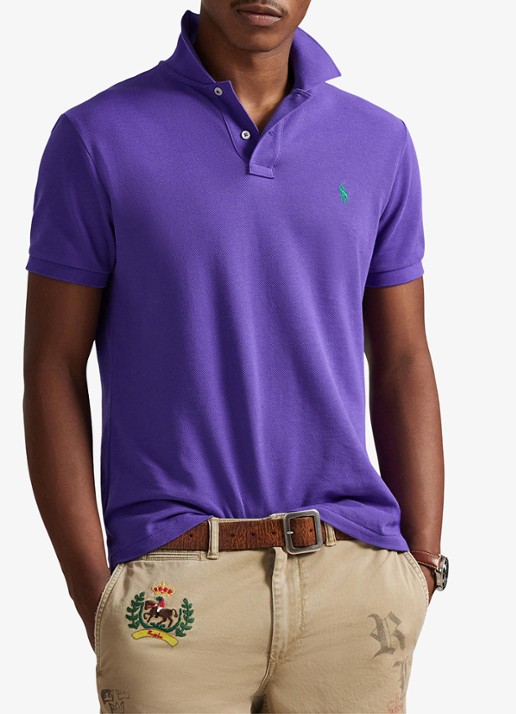 Ralph Lauren Slim fit polo van piqué katoen