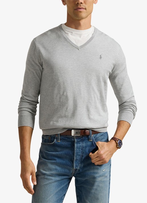 Ralph Lauren Slim fit pullover met logoborduring