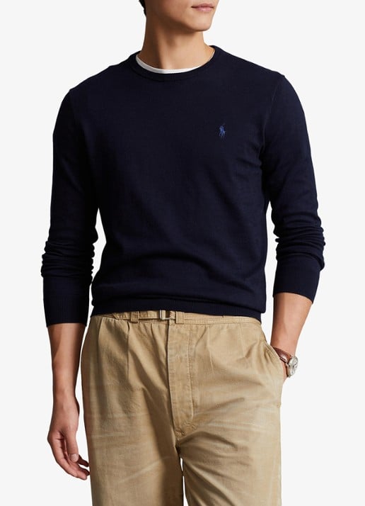 Ralph Lauren Slim fit pullover van katoen