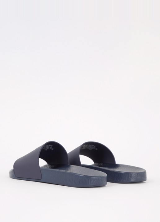 Ralph Lauren Slipper met 3D print - achterkant donkerblauw
