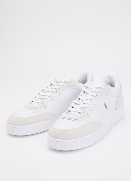 Ralph Lauren Sneaker met logo - detail 3 wit