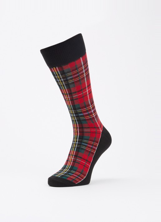 Ralph Lauren Sokken met print in 3-pack giftbox - detail rood