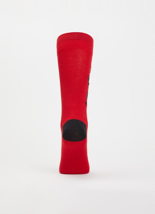 Ralph Lauren Sokken met print in 3-pack giftbox - voorkant 4 rood