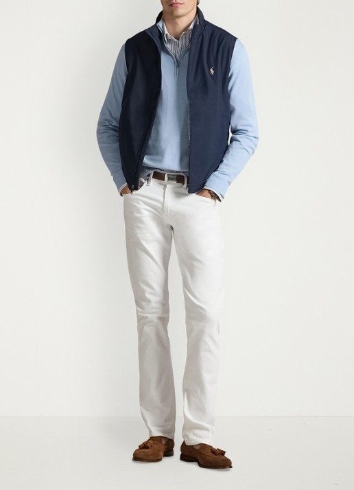 Ralph Lauren Southland gewatteerde bodywarmer met steekzakken - voorkant 5 collection navy-2wqu