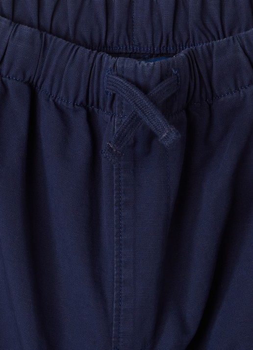 Ralph Lauren Straight fit cargobroek met klepzak  - detail donkerblauw