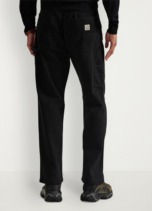 Ralph Lauren Straight fit cargobroek met steekzakken - achterkant 5 polo black / zwart
