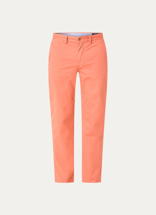 Ralph Lauren Straight fit chino met steekzakken - voorkant deep mango / zalmroze