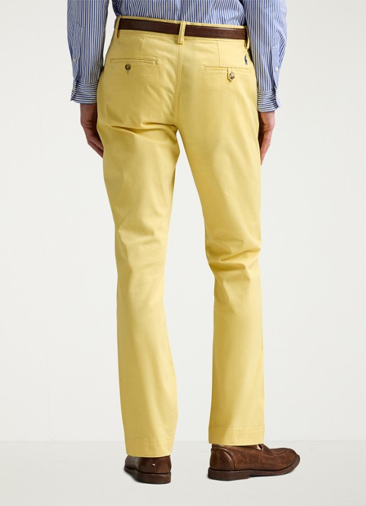Ralph Lauren Straight fit chino met steekzakken - achterkant 5 geel