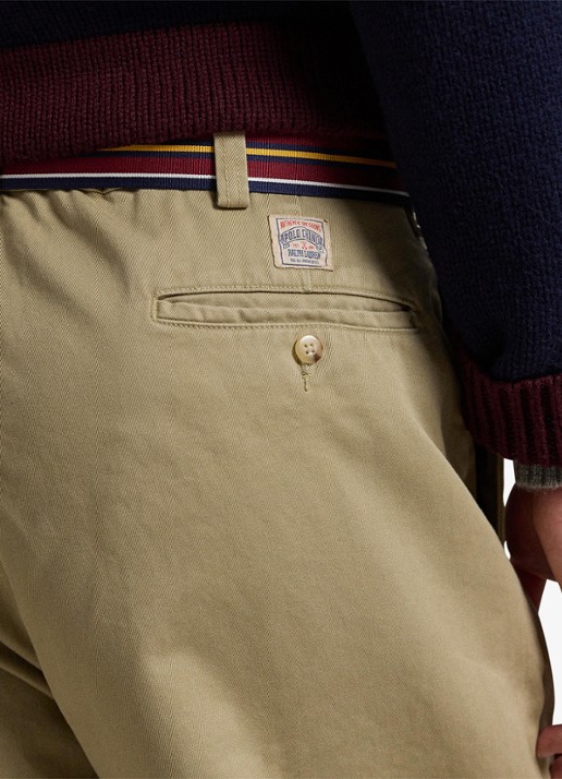 Ralph Lauren Straight fit chino met steekzakken - detail 2 khaki / khaki