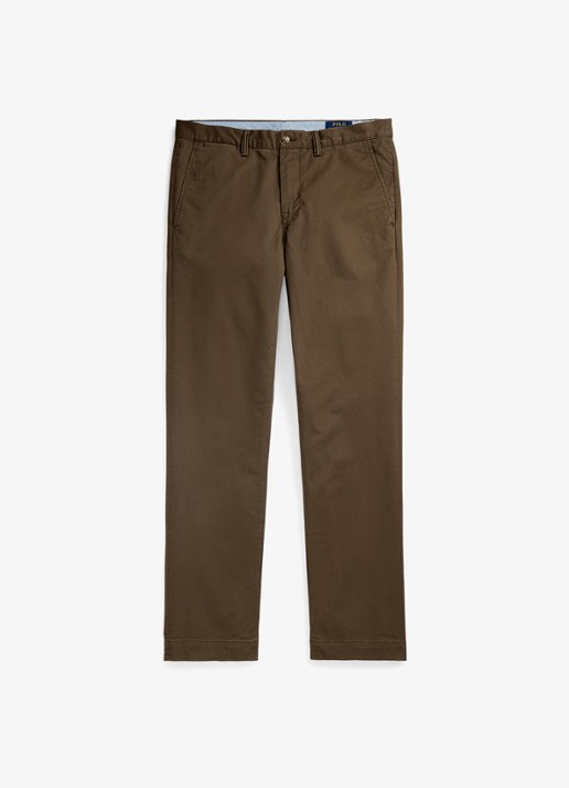 Ralph Lauren Straight fit chino met steekzakken - voorkant 2 chestnut / lichtbruin