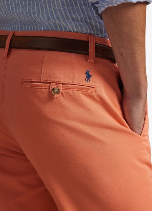 Ralph Lauren Straight fit chino met steekzakken - detail 5 deep mango