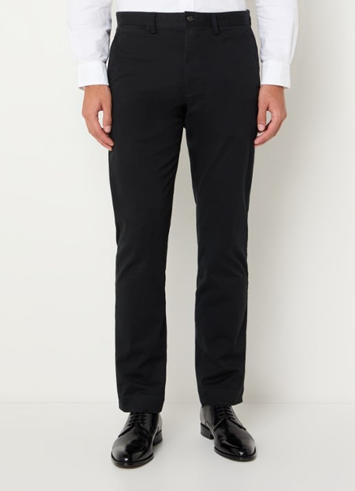 Ralph Lauren Straight fit gewassen chino met stretch