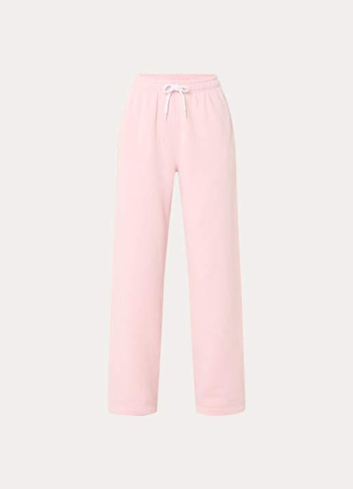 Ralph Lauren Straight fit joggingbroek met logo - voorkant roze