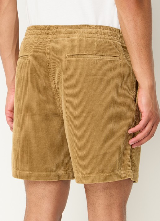 Ralph Lauren Straight fit korte broek van corduroy - achterkant despatch tan / khaki