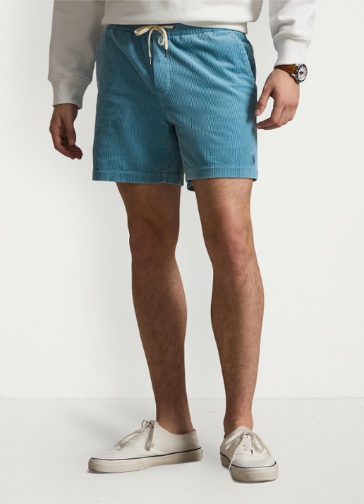 Ralph Lauren Straight fit korte broek van corduroy