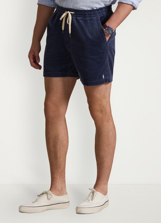 Ralph Lauren Straight fit korte broek van corduroy