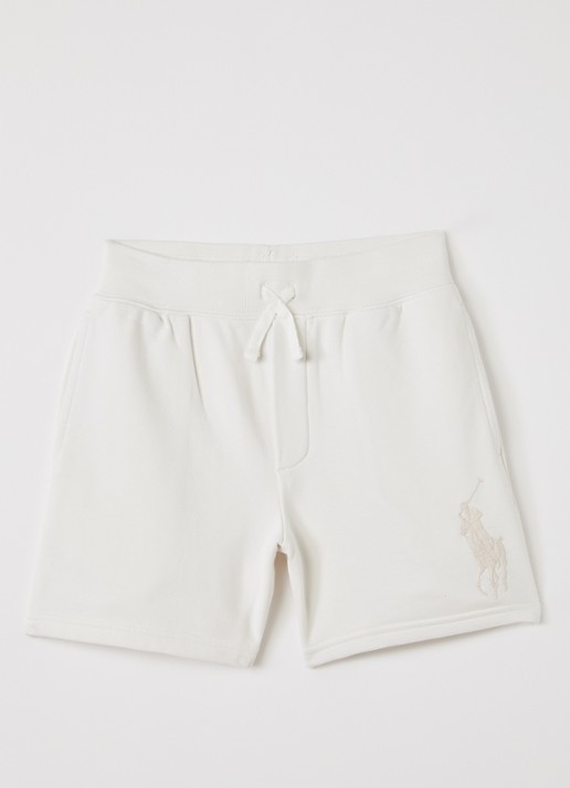 Ralph Lauren Straight fit korte jogginbroek met logoborduring