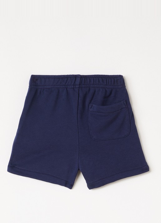 Ralph Lauren Straight fit korte joggingbroek met logo - voorkant 3 donkerblauw