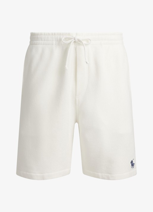 Ralph Lauren Straight fit korte joggingbroek met steekzakken - voorkant 4 white / wit