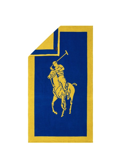 Ralph Lauren Strandlaken - 500 gr/m2 - 100 x 170 cm - achterkant 5 geel